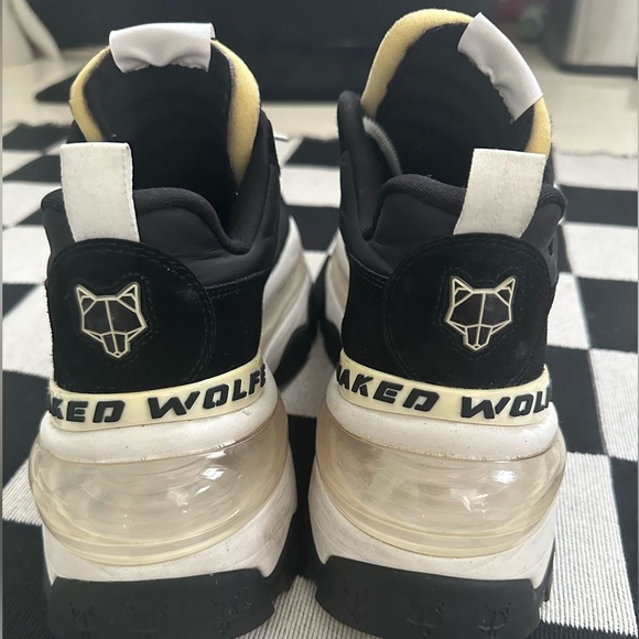 Naked Wolfe FIGHTER chunky platform sneakers LEATHER - Picture 2 of 2